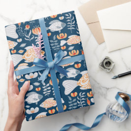 Papel De Regalo Patrón de pescado moderno