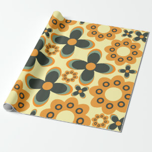 Papel De Regalo patrón de pétalo de flores lindo 5