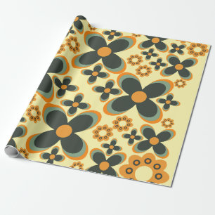 Papel De Regalo patrón de pétalo de flores lindo 9