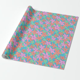 Papel De Regalo Patrón de pez estrella tropical