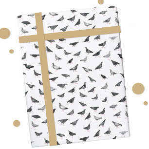 Papel De Regalo Patrón de pichón
