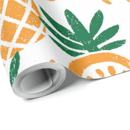 Papel De Regalo Patrón de piña de verano