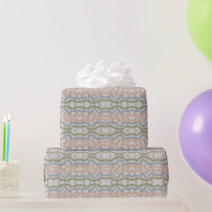 Papel De Regalo Patrón de pinceladas de mop de acuarela en pastele