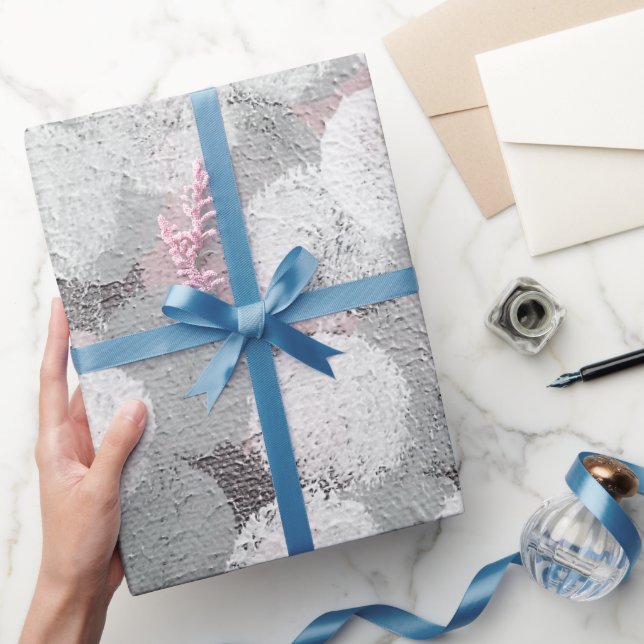 Papel De Regalo patrón de pintura de círculo contemporáneo abstrac (Regalar)