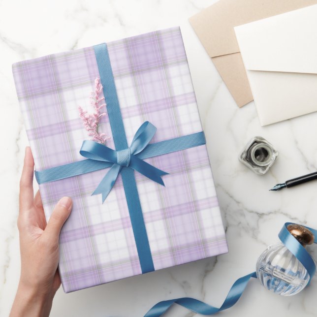 Papel De Regalo Patrón de plástico de lavanda (Regalar)