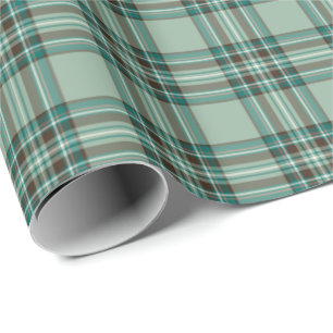 Papel De Regalo Patrón de plástico irlandés Kelly Clan Tartan