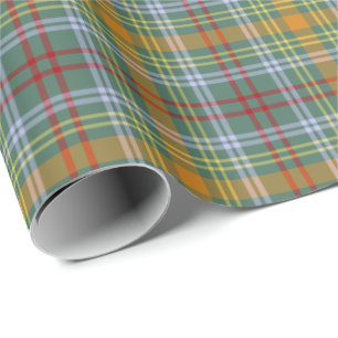 Papel De Regalo Patrón de plástico irlandés O'Brien Clan Tartan