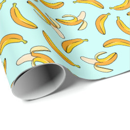 Papel De Regalo Patrón de plátanos pelado y entero