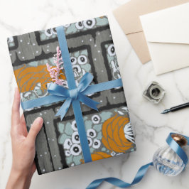 Papel De Regalo Patrón de pochoque floral estilo oriental Samarkan