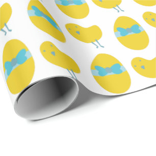 Papel De Regalo Patrón de pollo y huevo de Pascua