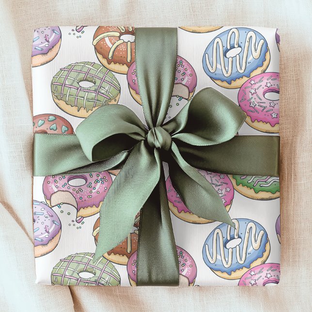Papel De Regalo Patrón de postre de comida dulce y sabroso (Subido por el creador)