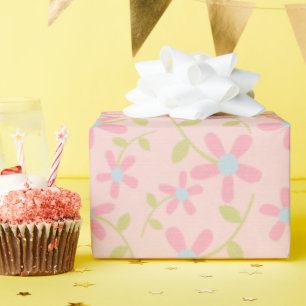 Papel De Regalo Patrón de poza rosada