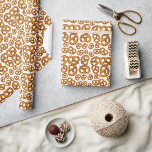 Papel De Regalo Patrón de Pretzel