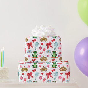 Papel De Regalo Patrón de princesa de cuento de hadas