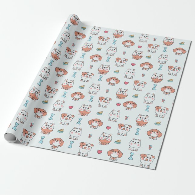 Papel De Regalo Patrón de punción (Desenrollado)