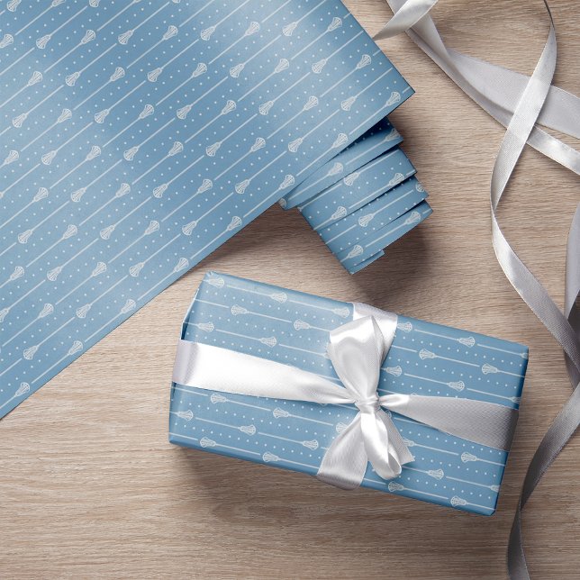 Papel De Regalo Patrón de puntas blancas y puntas en polvo azul (Subido por el creador)