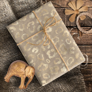 Papel De Regalo Patrón de punto de leopardo de las lunas de las lu