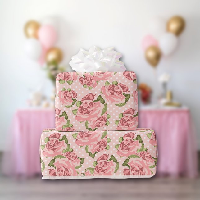 Papel De Regalo Patrón de punto de Moda del país rosa (Subido por el creador)