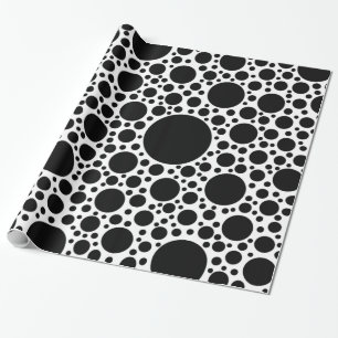 Papel De Regalo Patrón de puntos negros + tu trasero. e ideas