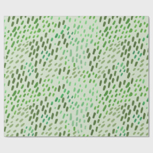 Papel De Regalo Patrón de puntos pintados: pincel abstracto pintad