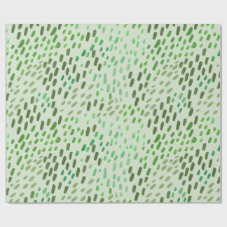 Papel De Regalo Patrón de puntos pintados: pincel abstracto pintad