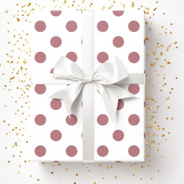Papel De Regalo Patrón de puntos polacos Rosa rosado