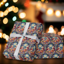 Patrón de ratón de Navidad de vidrio emplomado cap