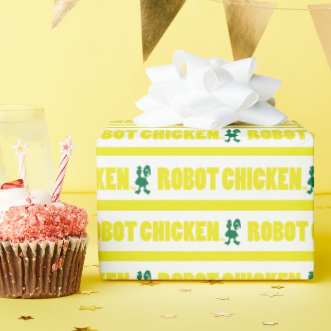 Papel De Regalo Patrón de rayas de pollo (Fiesta de cumpleaños )