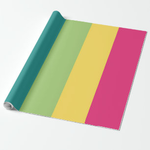 Papel De Regalo Patrón de rayas retro rayadas
