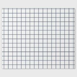 Papel De Regalo Patrón de rejilla gris