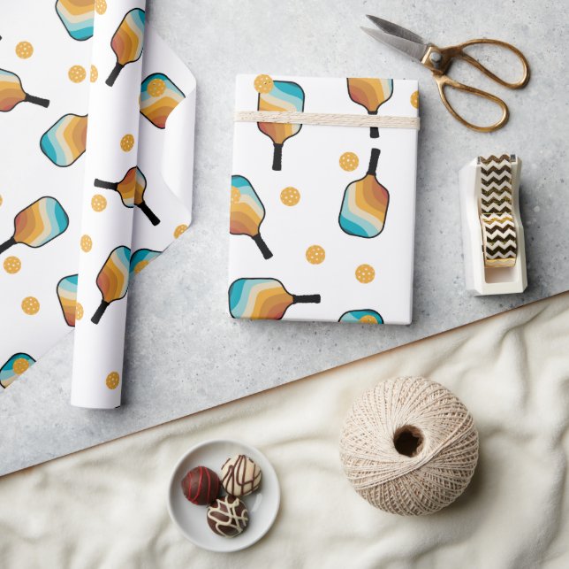 Papel De Regalo Patrón de remo y bola de bolas (Artesanía)