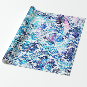 Papel De Regalo Patrón de repetición geométrica con bases de textu