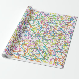 Papel De Regalo Patrón de resumen de salpicaduras de graffiti
