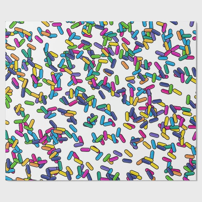 Papel De Regalo Patrón de rociadores dispersos (Superficie plana)