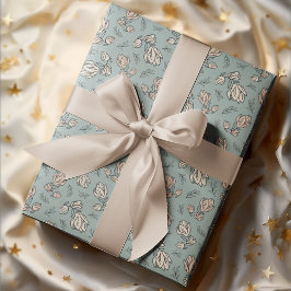 Papel De Regalo Patrón de Romance Vintage Floral