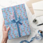 Papel De Regalo Patrón de Rosas de té dulce floral suave<br><div class="desc">¡Diseño pintado a mano para ti! Cambie también los colores de fondo. Revisa mi tienda por más colores y diseños o hazme saber si quieres algo personalizado. ¡Gracias por comprar conmigo!</div>