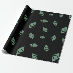 Papel De Regalo Patrón de Rótulo de criptodivisa Guay Ethereum Cla