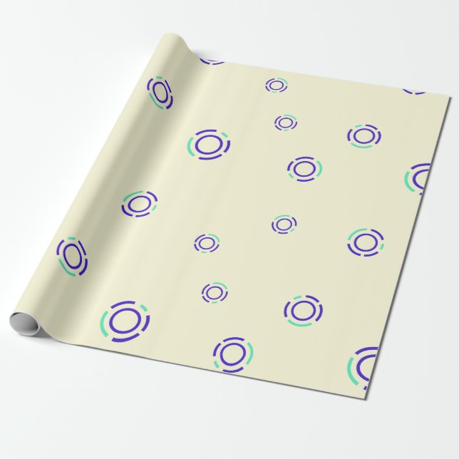 Papel De Regalo Patrón de Rótulo de moneda de cifrado de Guay Aion (Desenrollado)