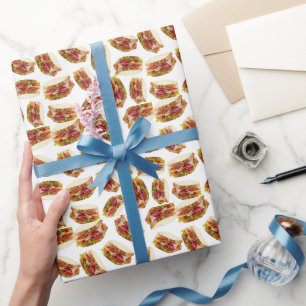 Papel De Regalo Patrón de sandwich de jamón