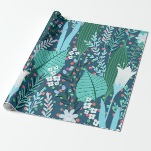 Papel De Regalo Patrón de selva tropical exuberante