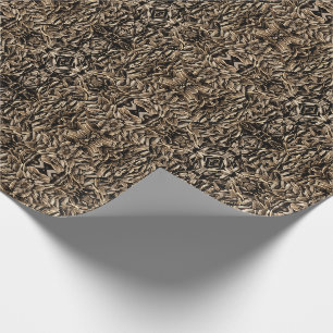 Papel De Regalo Patrón de semilla de girasol