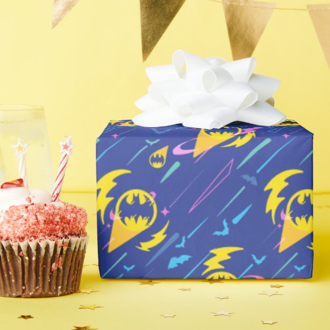 Papel De Regalo Patrón de señalización Batman Bat para siempre (Fiesta de cumpleaños )