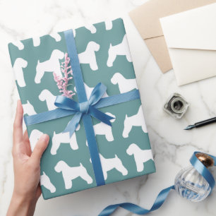 Papel De Regalo Patrón de siluetas terribles en llantas blandas re