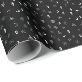 Papel De Regalo Patrón de símbolos góticos