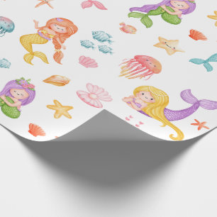 Papel De Regalo Patrón de sirena