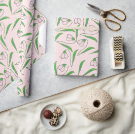Papel De Regalo Patrón de Sndrop On Rubor Pink