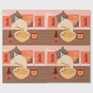 Papel De Regalo Patrón de sorbo de Ramen