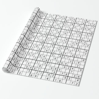 Papel De Regalo Patrón de sudoku