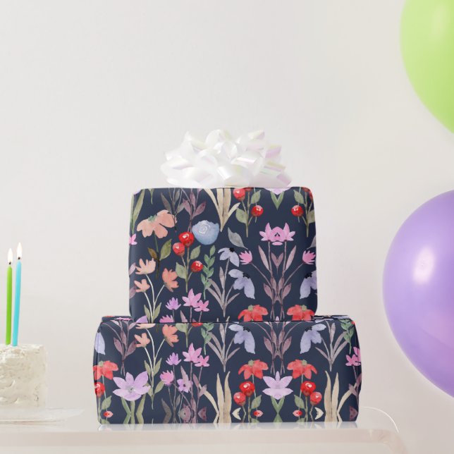Papel De Regalo Patrón de superficie floral Moda Botánica (Regalos de fiesta)