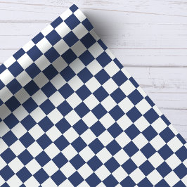 Papel De Regalo Patrón de tablero de ajedrez y tablero blanco